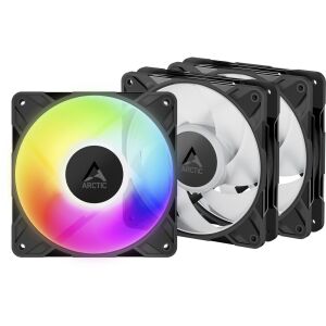 Arctic P12 Pro 120mm PWM ARGB System Cooling Fan 3db - Black 142115046 - ARCTIC PC Fan