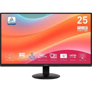 MSI 24,5' Business Pro MP252L 16:9 IPS FHD Monitor - Fekete 142115426 - Monitor