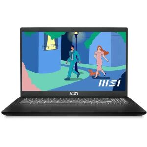 MSI Modern 15 B13M-1030 Laptop Fekete (15,6" / Intel Core i3-1315U / 8GB / 512GB SSD / Win 11 Pro)