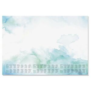 Könyökalátét, 595x410 mm, 3 éves és heti tervezővel, SIGEL "Watercolor Sea" 142120350 - Irodai kiegészítő