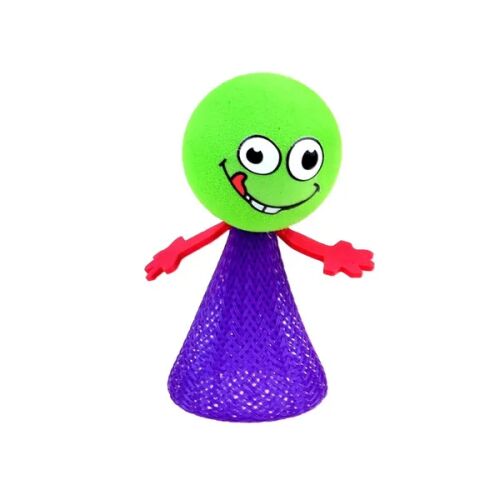 Ugráló Manó ugráló játék, zöld és lila, gyerekeknek szórakozás