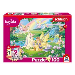 Varázslatos unikornisok világa 100 db-os kirakó egy ajándék figurával 142128393 - Schmidt