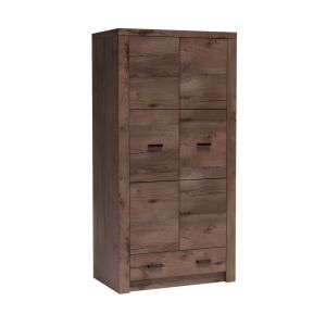 Szekrény, kőris sötét, INFINITY I-01 142130243 - Hálószoba bútor