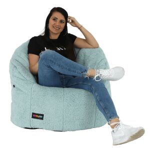 Babzsák, mentol szövet, ALMERO 142132061 - Babzsákfotel & Ülőke