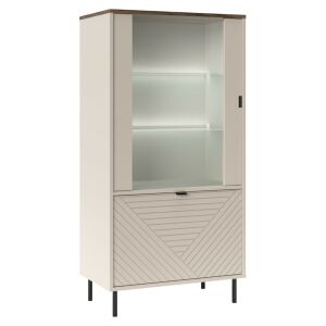 Alacsony vitrin, kasmír/castello tölgy, EYCO 1D1W 142133188 - Vitrin