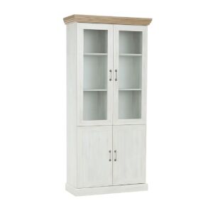 vitrines szekrény, északi sosna/vadtölgy, ROYAL W4D 142135881 - Vitrin