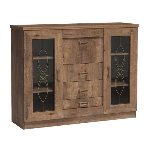 Komód, tölgyfa lefkas, TEDY TYP T14 142136012