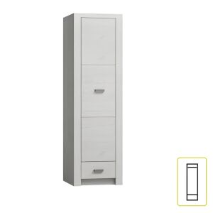 Szekrény, kőris fehér, INFINITY I-02 142136121 - Hálószoba bútor