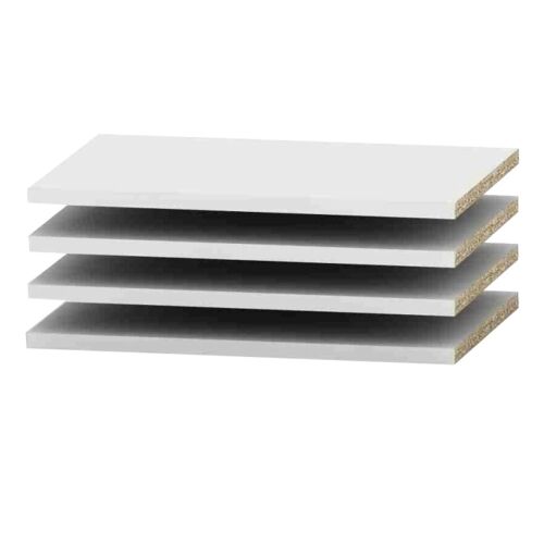 Polcok 4 db, fehér, BETTY 4 BE04-006-00 142137126