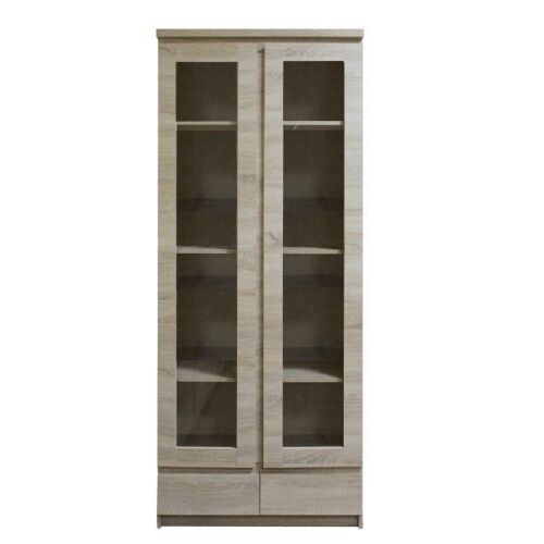 Vitrín 2D2S, tölgyfa sonoma, PANAMA TYP 03 142140271