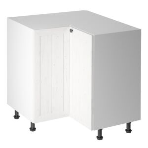 Alsó sarokszekrény D90N, fehér/sosna andersen, jobb, PROVANCE 142140810 - Konyhaszekrény