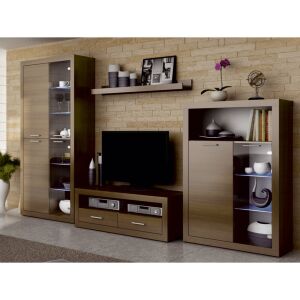 Nappalibútor LED világítással, dió warmia, TOGO 2 NEW 142141760 - Nappali garnitúra