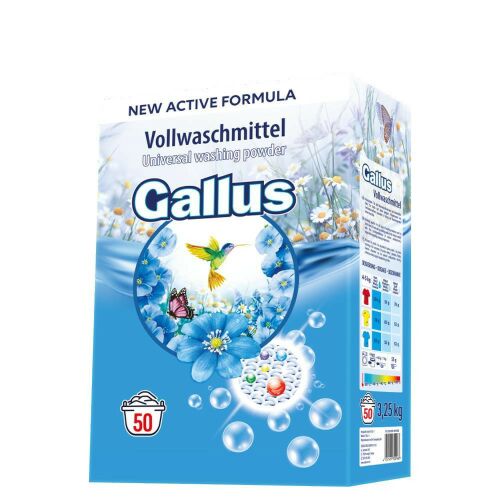 Gallus Univerzális mosópor 50 mosás (3,25kg) 142159600