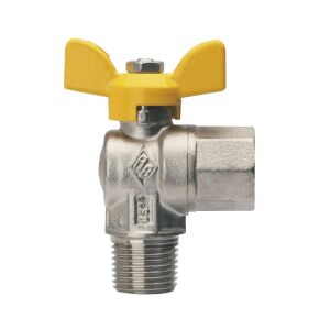 TECNOVIELLE sarok golyóscsap gázra 3/4" fix KB 142160293 - Golyóscsap