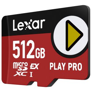 Lexar PLAY PRO microSDXC 512 GB UHS-I Class 3 142166648 - Lexar