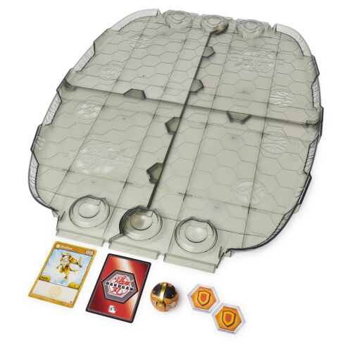 Spin Master Bakugan Geogan Rising Battle Matrix játéktábla kártyákkal és Bakuganokkal - Mesehős figura