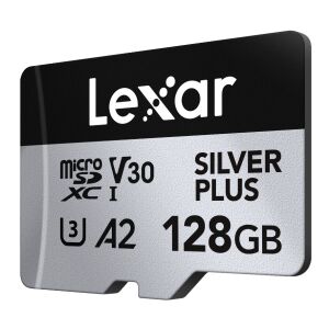 Lexar Professional SILVER PLUS 128 GB MicroSDXC UHS-I Class 3 142167819 - Lexar