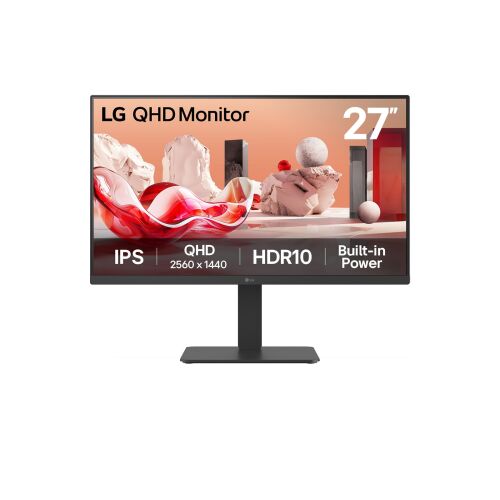 LG 27BA54QB-B 68,6 cm (27") 2560 x 1440 px Quad HD LCD Fekete Monitor
