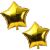 Arany csillag lufik parti dekorációhoz