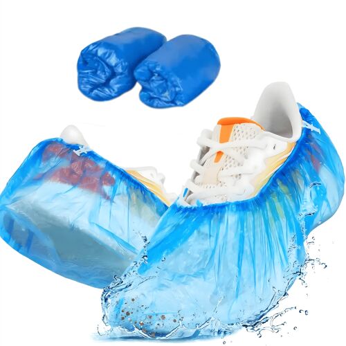 Vízálló cipővédők - Kék eldobható cipővédők