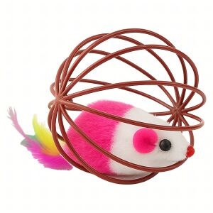 Játéklabda macskának, interaktív egér, tollak, csörgő, drótlabda