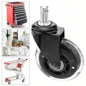 Forgószékhez való kerekek, gumi, csapágyakkal