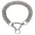 Erős fém láncos fojtónyakörv kutyáknak, 3 soros, 45 cm-es lánccal 142172158