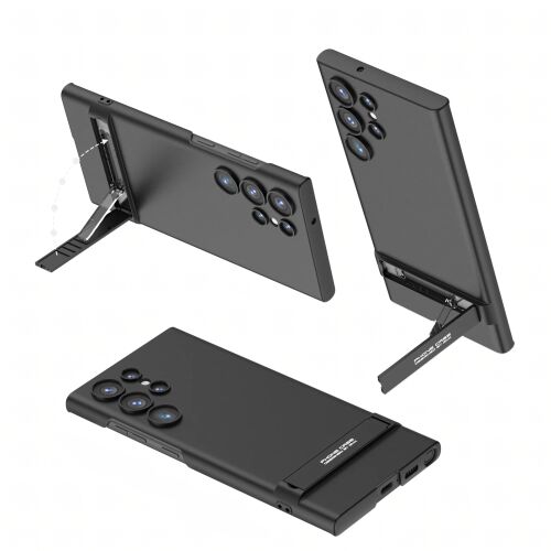 Vékony védő hátlap állvánnyal Samsung S24 Ultra készülékhez, fekete színben 142172604