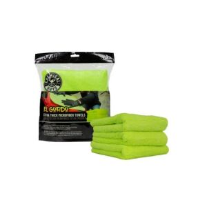 Zestaw 3 ręczników z mikrofibry ChemicalGuys El Gordo Extra Thick Professional Microfiber Towel, zielony 142172790 - Chusteczki z mikrofibry