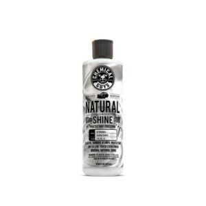 Chemical Guys Natural Shine New Look ápoló flakon fehér háttérrel - Felületkezelő szer