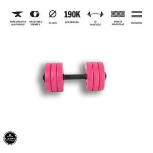 GazoFitness® Ručné závažia 1×8,5 kg (celkom: 8,5 kg) Ružové 142173172 - GAZO FITNESS Závažia a činky