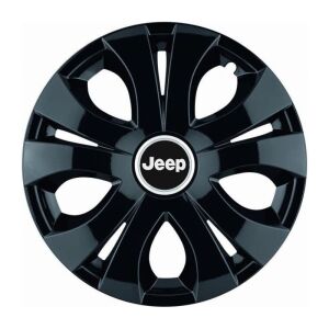 Set 4 Capace Roti Top Negru R15, Compatibil Cu Jeep