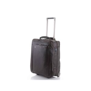 Piquadro, BagMotic, Leather, Cabin Leather Trolley, Dark Brown, BV2960B3BM/TM, With Double Computer and iPad Air/Air 2 Compartment