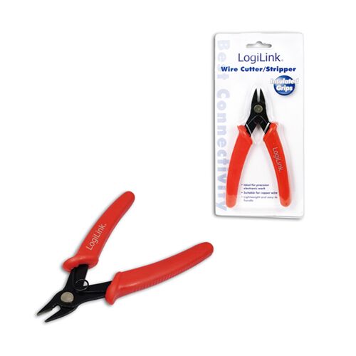LogiLink Клещи за рязане и сваляне на изолация на проводници с изолирани дръжки