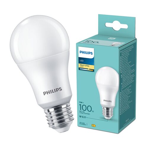 Philips E27 LED 8W 806lm 2700K melegfehér 180° - 60W LED izzó 142195356