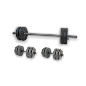 GazoFitness Hardcore Set 50 Kg s tyčou a činkami - Posilňovanie