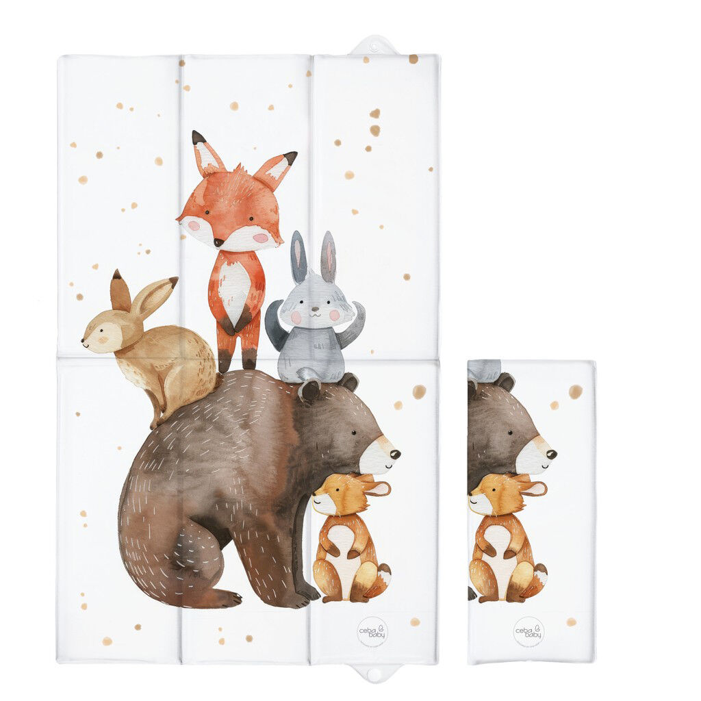 E-shop Cestovná prebaľovacia podložka CEBA BABY (80x50) Basic Forest Friends