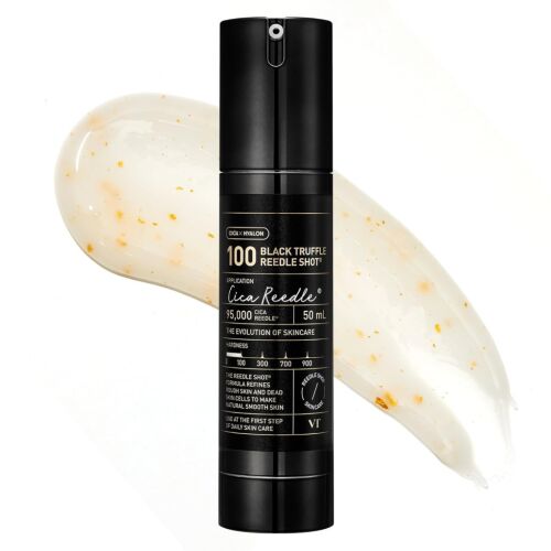 VT Cosmetics Black Truffle Reedle Shot 100 Esszencia, 50ml. Bőrmegújító esszencia fekete szarvasgomba kivonattal a simább, ragyogóbb bőrért. - Arcszérum