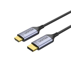 Unitek V1610A01 Displayport 1.4 apa - HDMI 2.1 apa Kábel 1.8m - Fekete (V1610A01) 142211840 - Unitek