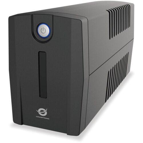 Conceptronic ZEUS02G Unterbrechungsfreie Stromversorgung (USV) Line-Interaktiv 0,85 kVA 480 W 2 AC-Ausgänge (ZEUS02G) 142212962