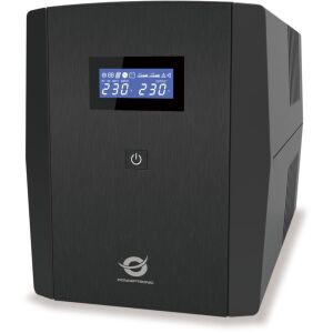 Conceptronic ZEUS03G Unterbrechungsfreie Stromversorgung (USV) Line-Interaktiv 1,2 kVA 720 W 4 AC-Ausgänge (ZEUS03G) 142213525 - Conceptronic