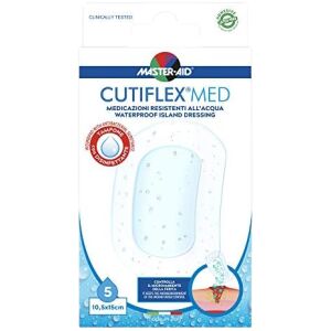 Master-Aid Cutiflex Med Áttetsző és vízálló sebtapasz 10,5 X 15 cm 5 db 142222398 - Elsősegély