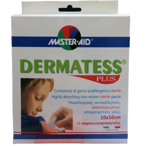 Master-Aid Dermatess Plus steril mull-lap 10 × 10 cm 142222402