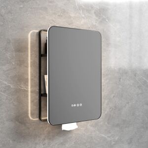 Welland 2in1 fürdőszobatükör beépített tároló szekrénnyel - LED világítás - 50 x 70 cm