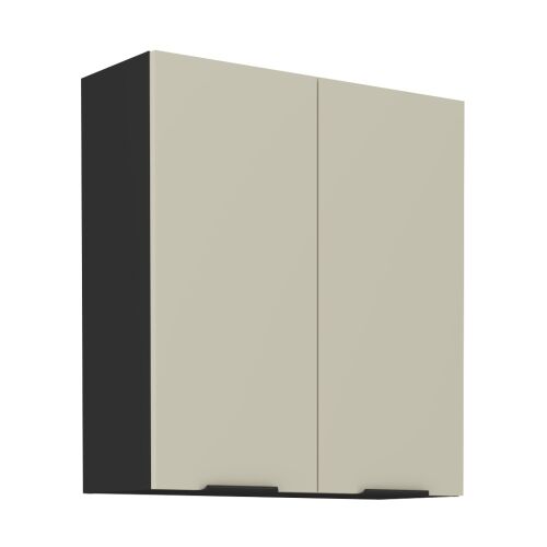 Felső szekrény, kasmír/fekete, ARAKA 80 G-90 2F 142222715