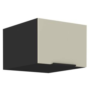 Felső szekrény, kasmír/fekete, ARAKA 50 NAGU-36 1F 142223552 - Faliszekrény