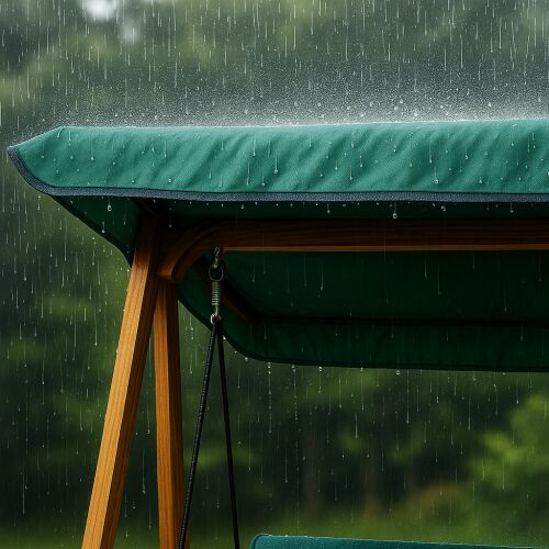 Hintaágy tető vízálló mélyzöld színben