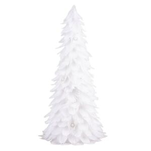 MagicHome karácsonyi dekoráció, karácsonyfa pehelyből, fehér, 22 x 46 cm 142229641 - Szezonális dekoráció