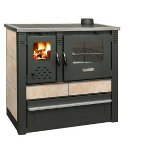 Strend Pro PANONIA fa tüzelésű sparhelt - bézs, sütővel, 10,54 kW, 51cm × 90cm × 85cm, jobb oldali füstcső kimenet, füstcső átmérő: 120 mm A+ 142229948 - Kandalló & Kályha