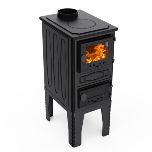 Strend Pro 304-U Mini fa tüzelésű kandalló – fekete, 10,69kW, 53,5cm × 42,5cm × 73cm, füstcső átmérő: 130 mm 142230470